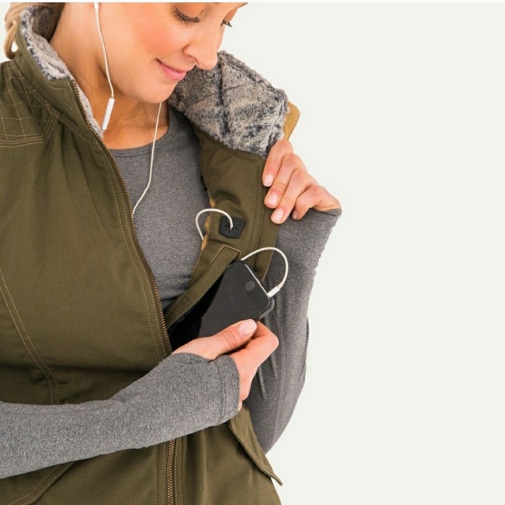 NOBLE EQUINE | girl tough canvas winter vest 🆕
